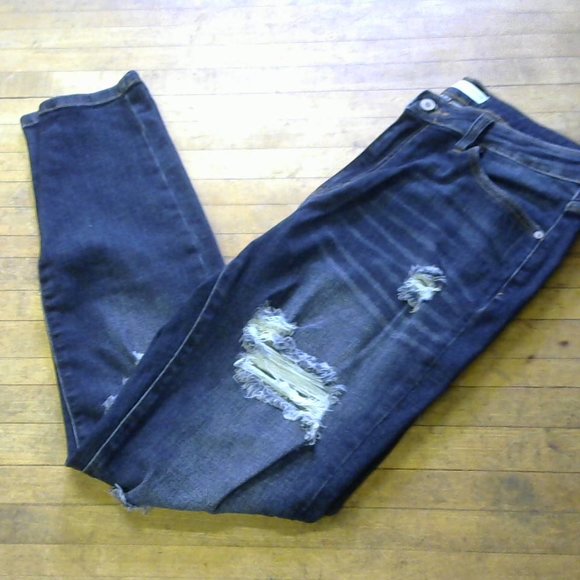 KanCan Distressed Jeans - Dark Blue - Picture 5 of 5